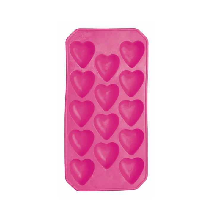BarCraft Flexible Heart Ice Cube Tray