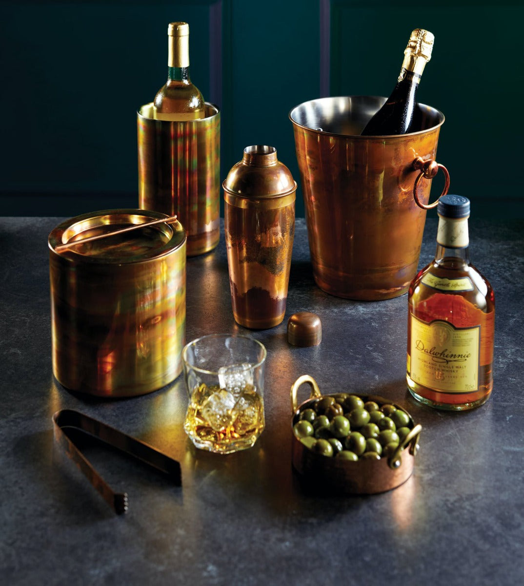 BarCraft Iridescent Copper Wine Cooler
