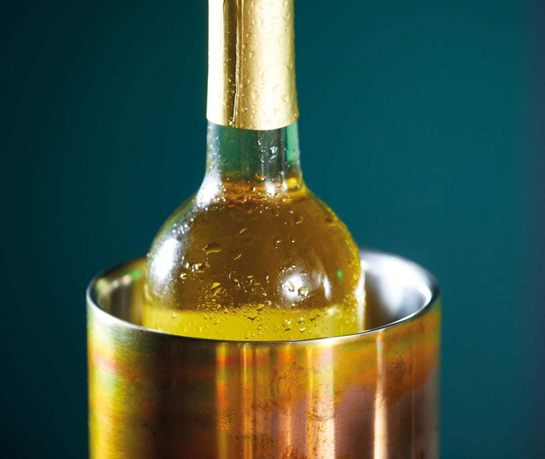 BarCraft Iridescent Copper Wine Cooler