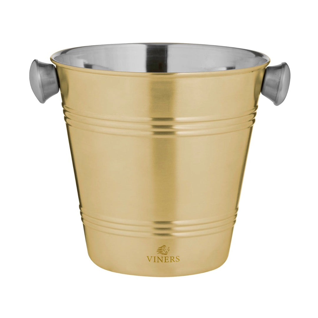 Viners Barware Gold Ice Bucket - 1L