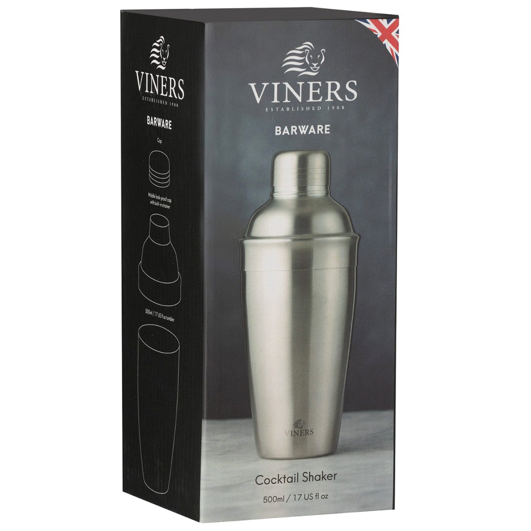 Viners Barware Silver Cocktail Shaker
