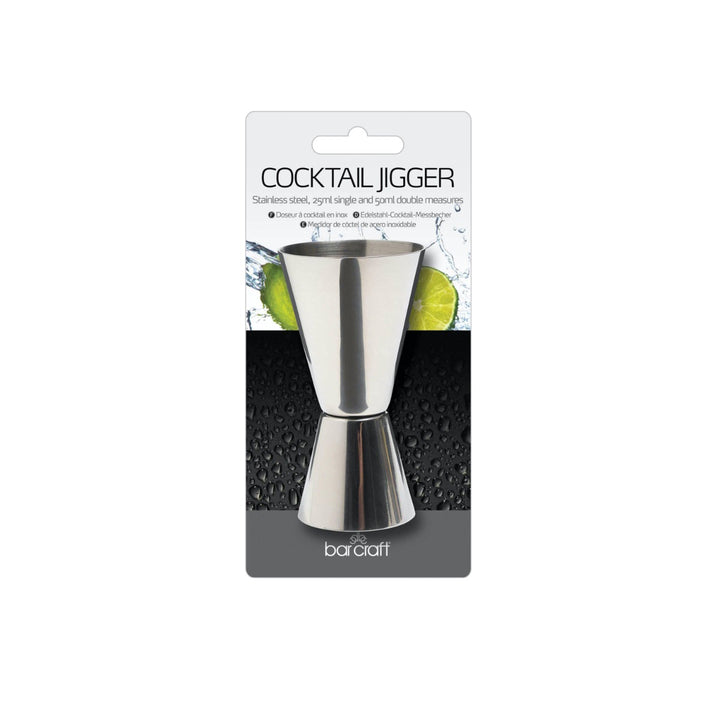 BarCraft Silver Cocktail Jigger