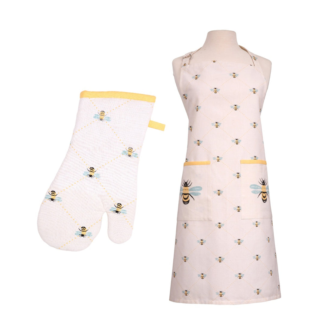 Dexam Bees Knees Apron & Oven Gauntlet Set