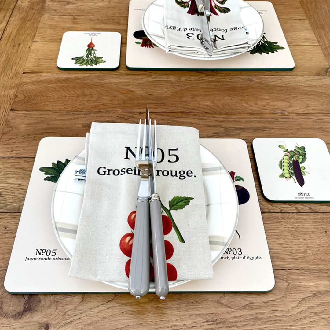 Dexam RHS Benary Vegetables Cork Coasters
