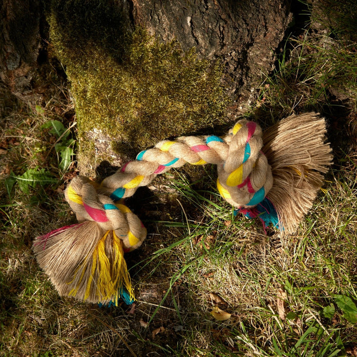 Green & Wilds Eco Dog Toy - Big Rope 2 knot