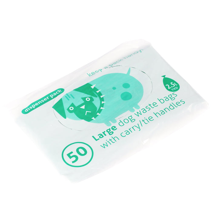 Bio-Renewable Tie-Handle Dog Waste Bags