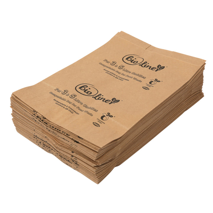 3 & 5L BioLiner Paper Compostable Caddy Liners