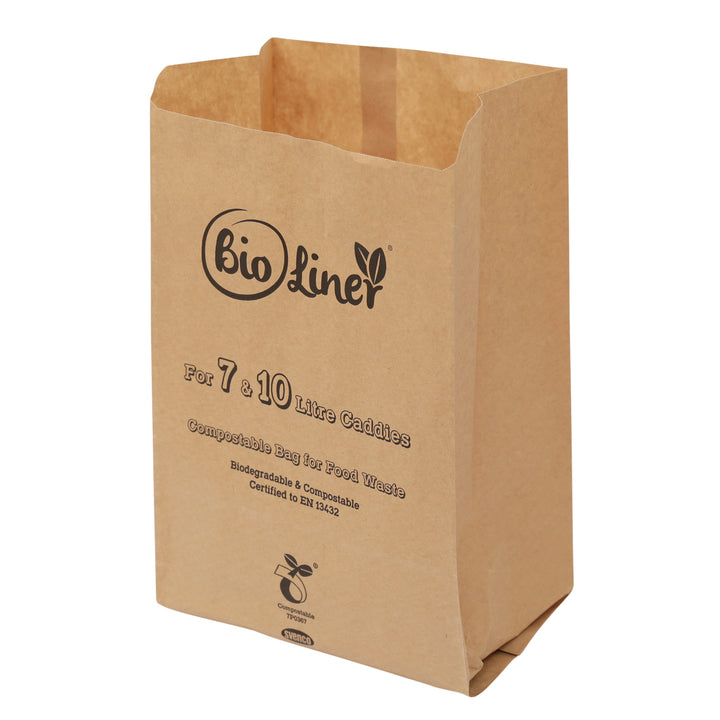 7 & 10L BioLiner Paper Compostable Caddy Liners