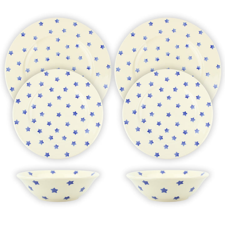 Haselbury Blue Stars Dinnerware Set