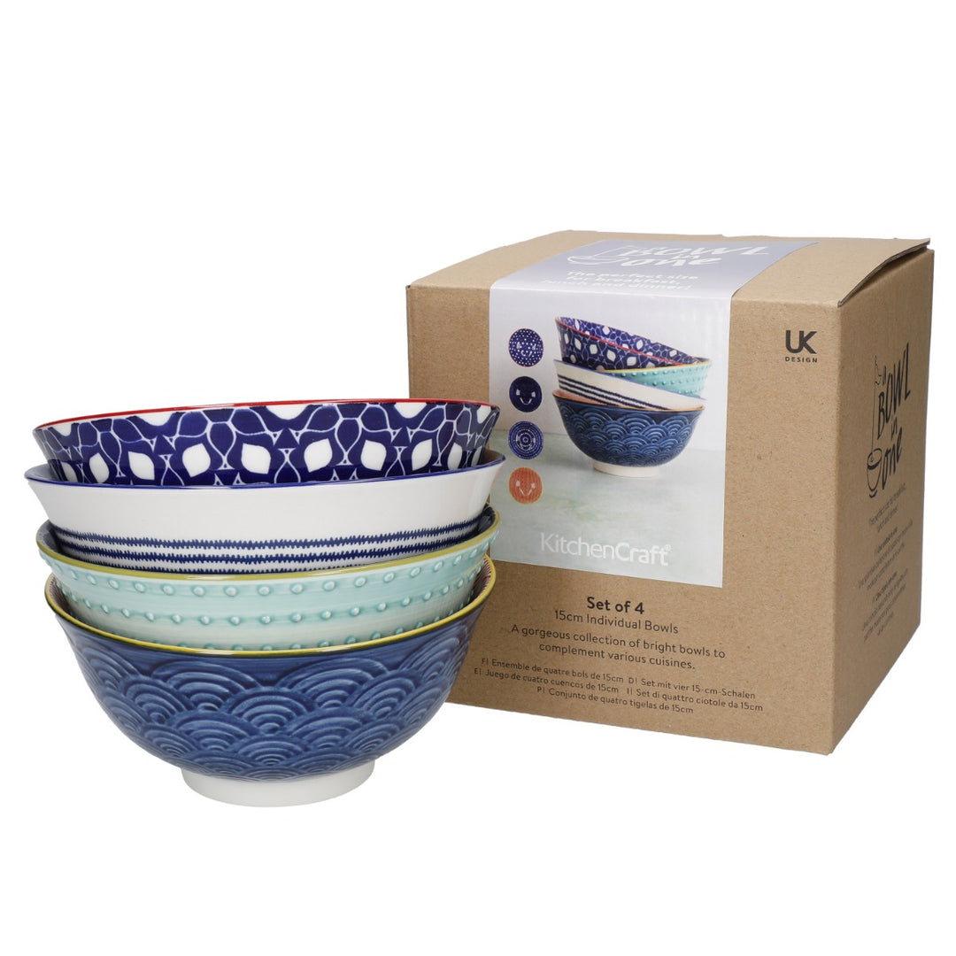 mismatched bowls
