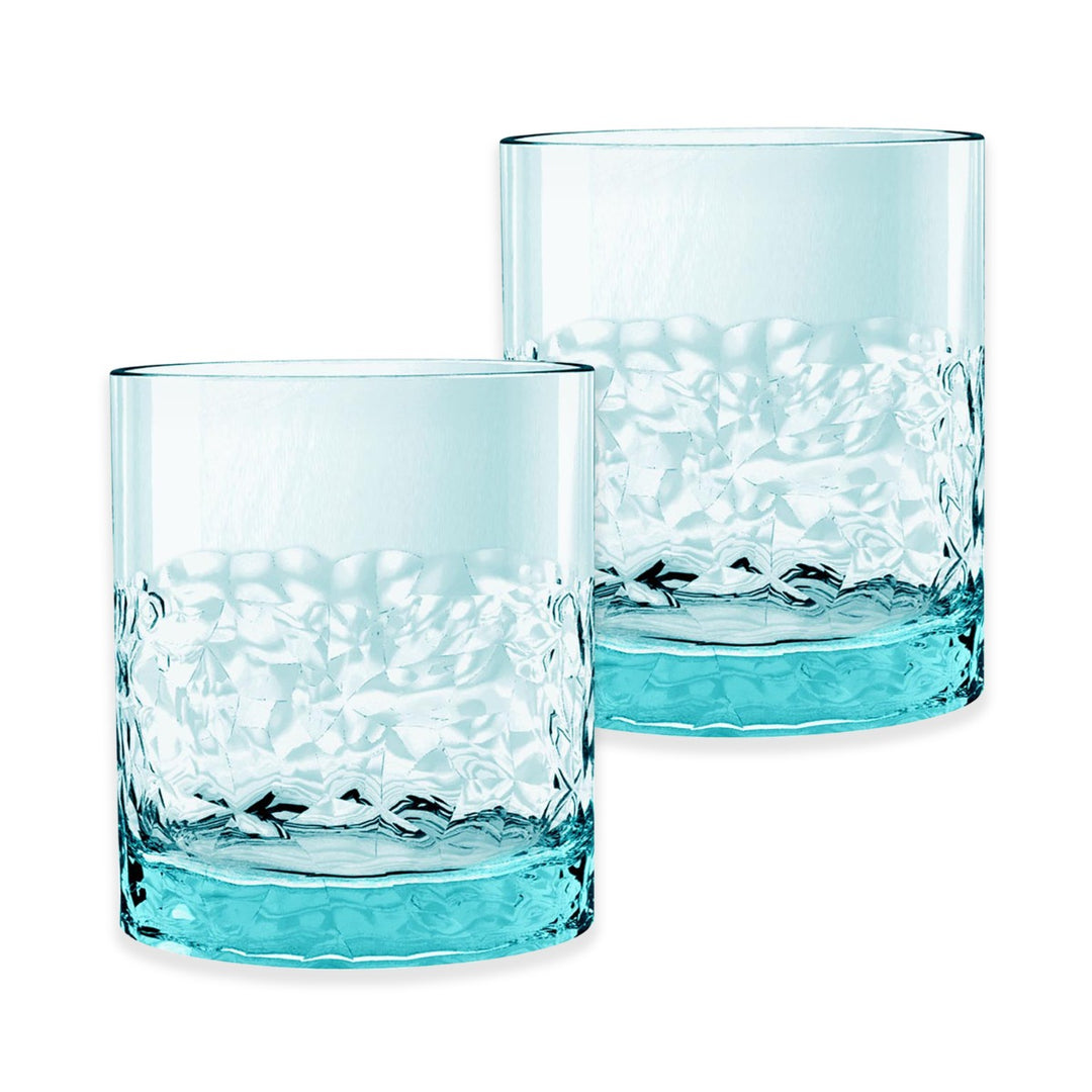 Cube Blue Acrylic Tumbler Drinking Cups