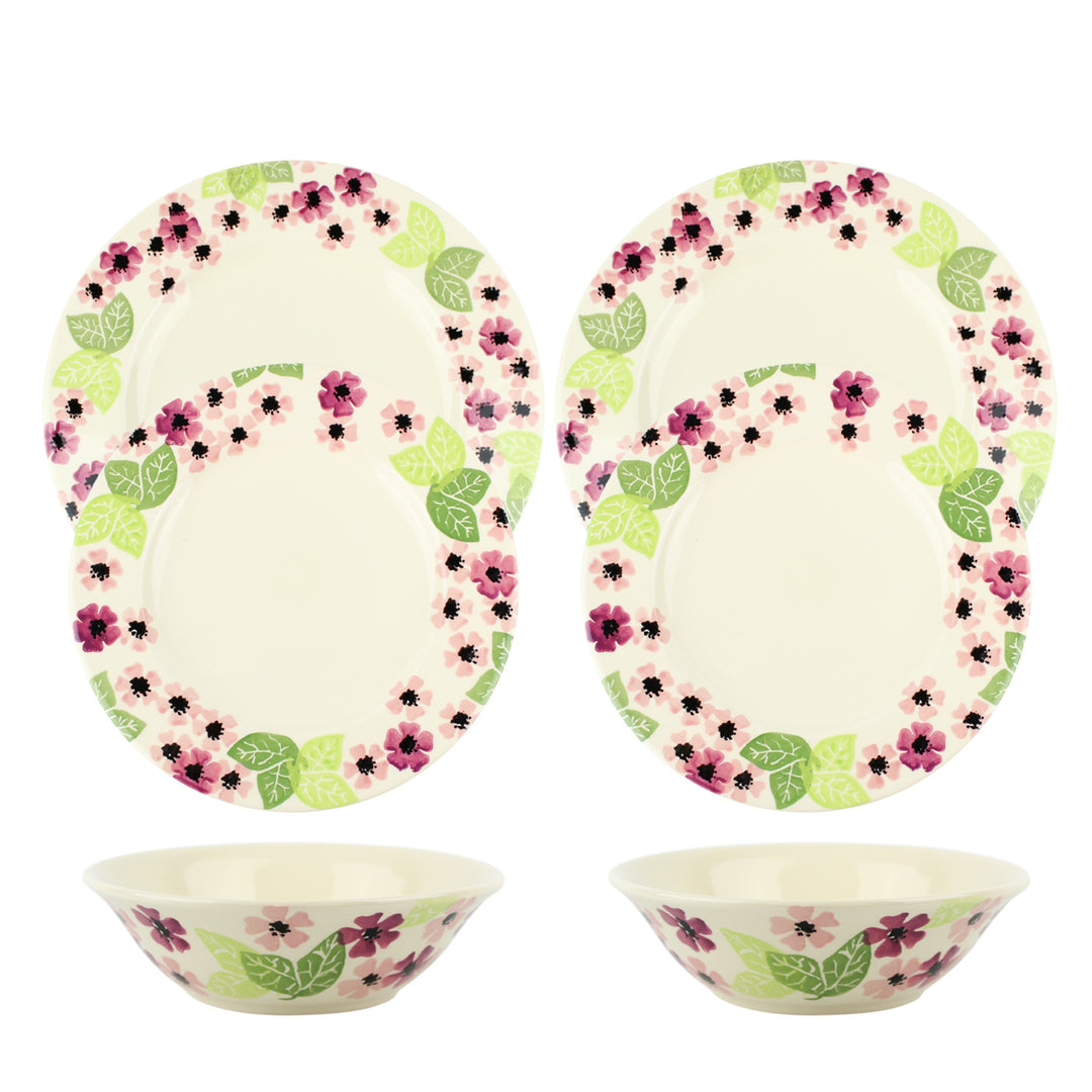 Haselbury Blushing Susan Dinnerware Set