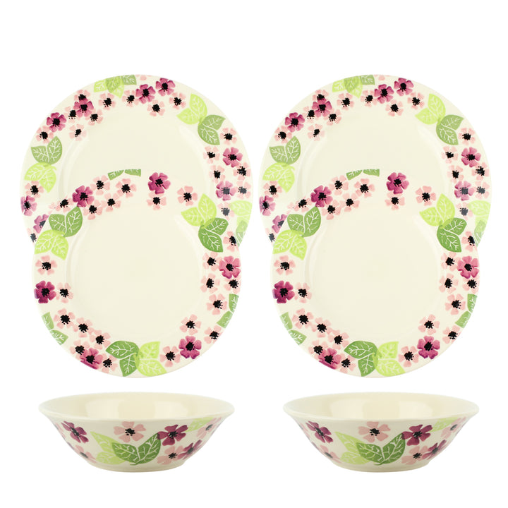 Haselbury Blushing Susan Dinnerware Set