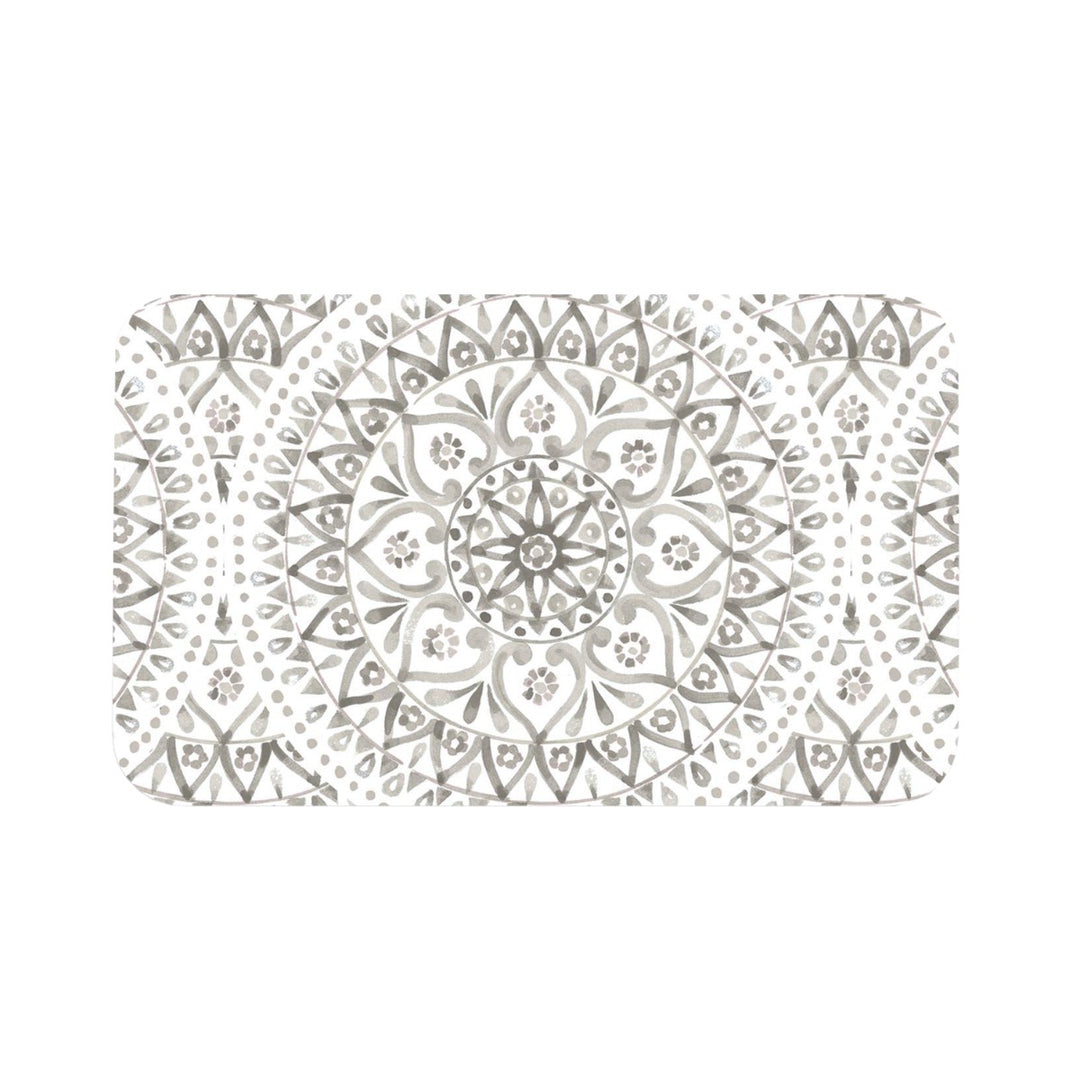 Boho Medallion Taupe Pet Placemat