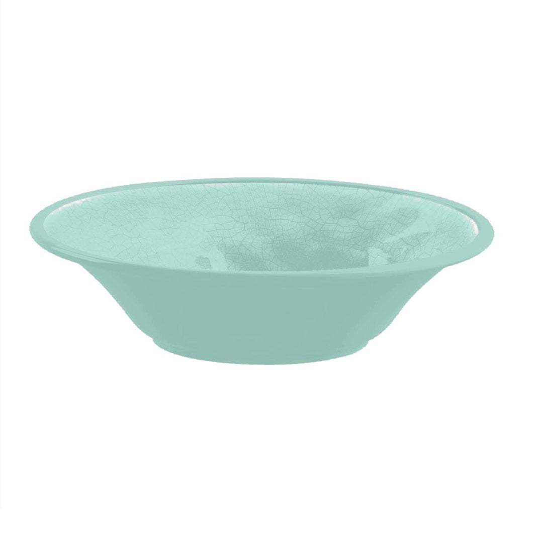 Crackle Turquoise Melamine Bowls