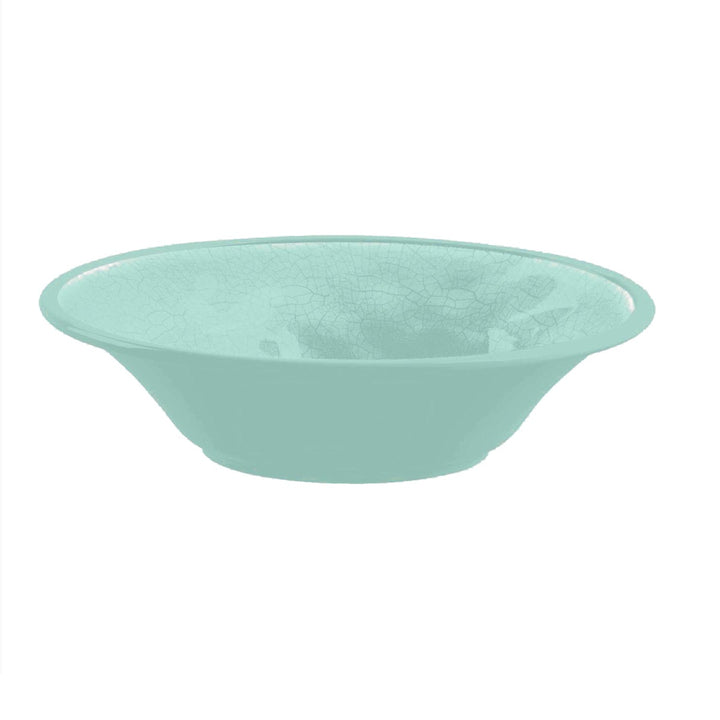 Crackle Turquoise Melamine Bowls