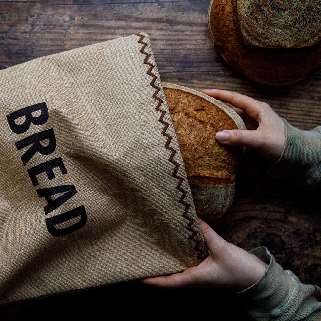 Natural Elements Eco-Friendly Jute Sack - Bread