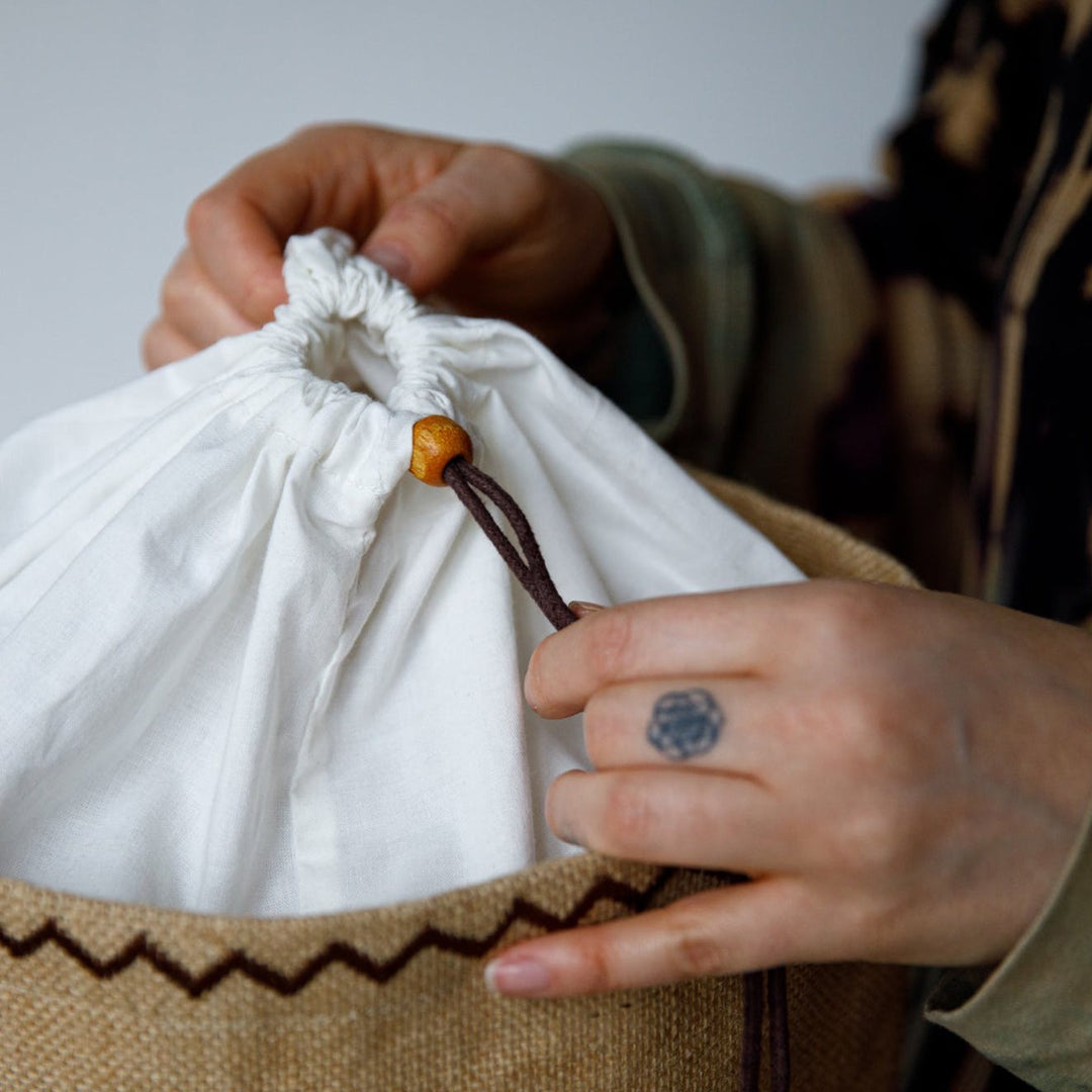 Natural Elements Eco-Friendly Jute Sack - Bread