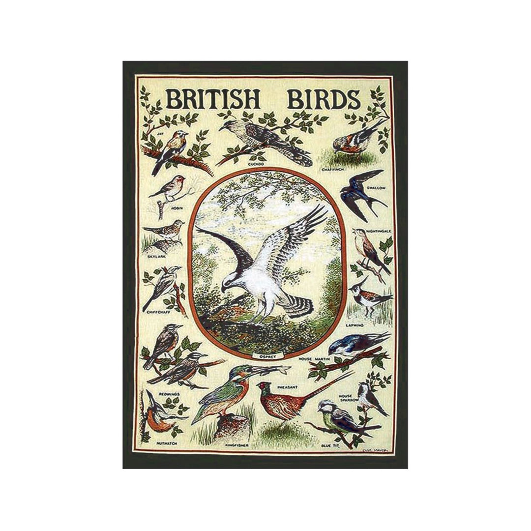 Stow Green British Birds Tea Towel