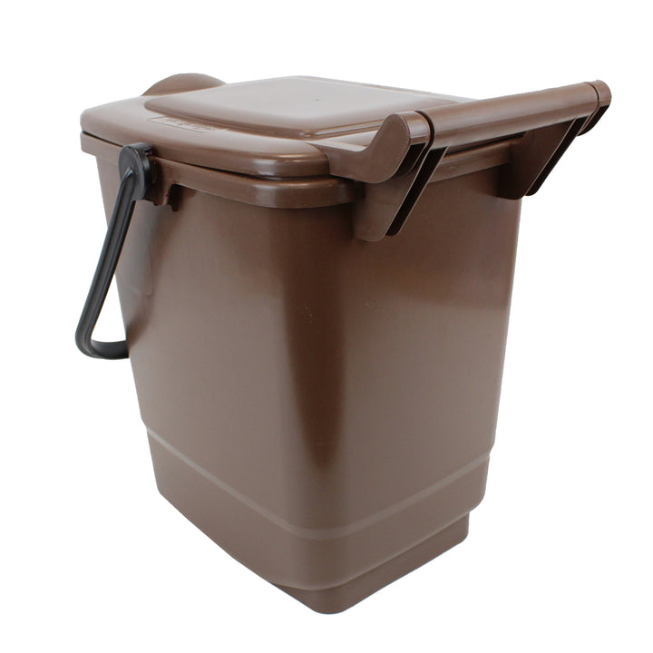 Brown Large Kerbside Compost Caddy - 23L