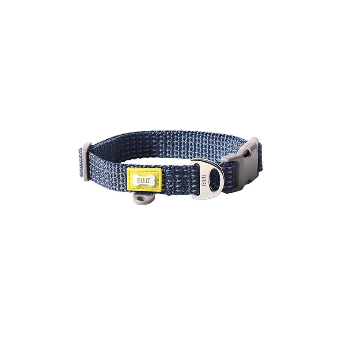 BUILT Pet NightSafe Blue Reflective Collar - 3 Sizes