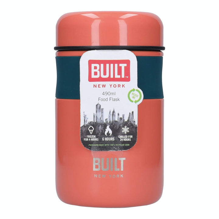coral orange hot food container
