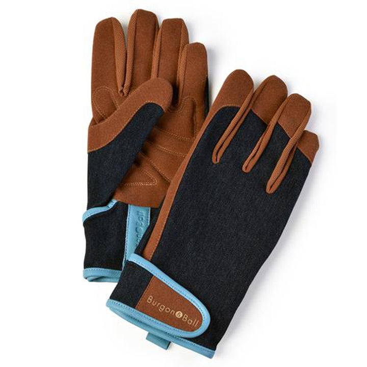 Burgon & Ball 'Dig the Glove' Denim Gardening Gloves - 2 Sizes