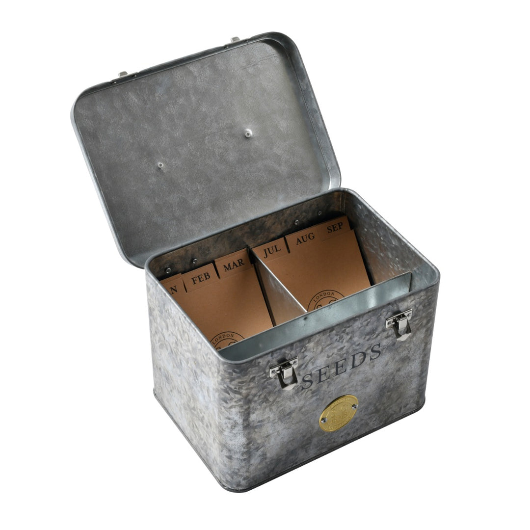  with metal clasps and carry handle and brass Sophie Conran seal