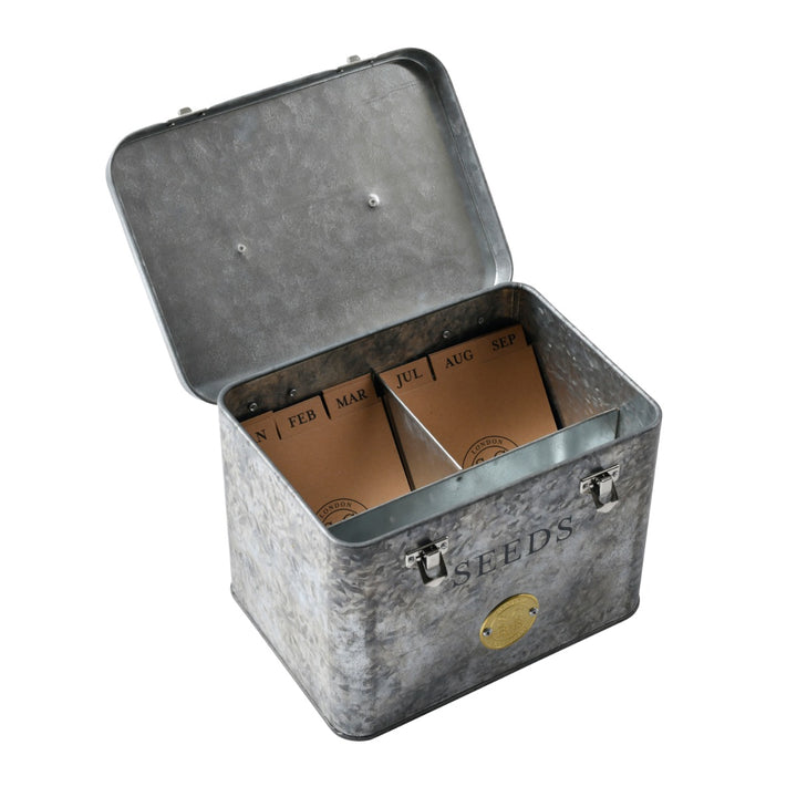  with metal clasps and carry handle and brass Sophie Conran seal