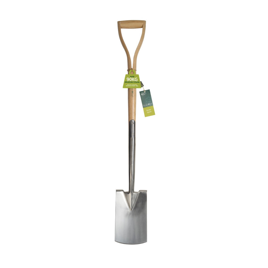 stainless steel border spade for gardening