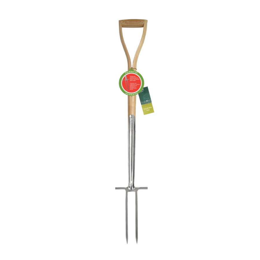 burgon & ball rhs endorsed rose and root gardening fork