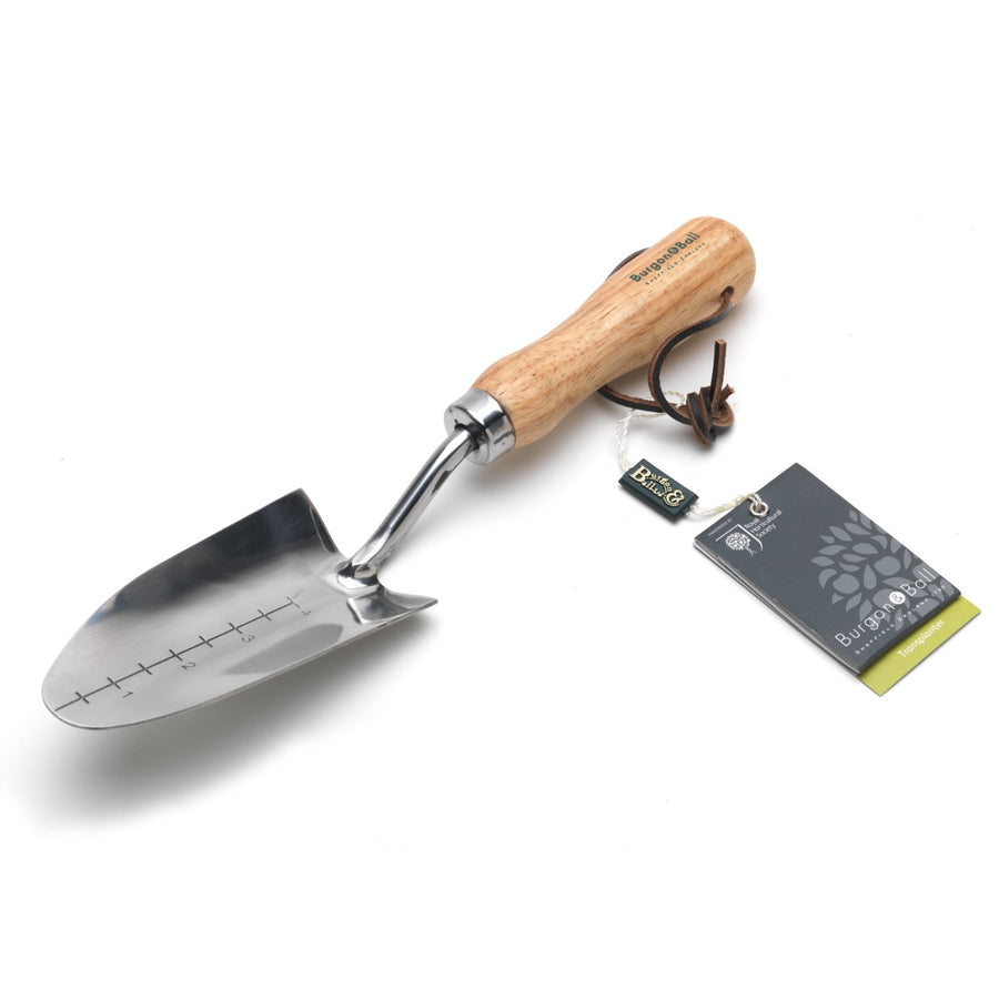 burgon & ball rhs endorsed hand transplanting garden tool