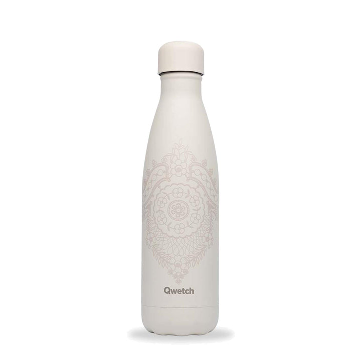 Qwetch Insulated Stainless Steel Bottle - Albertine Ivory - 500ml
