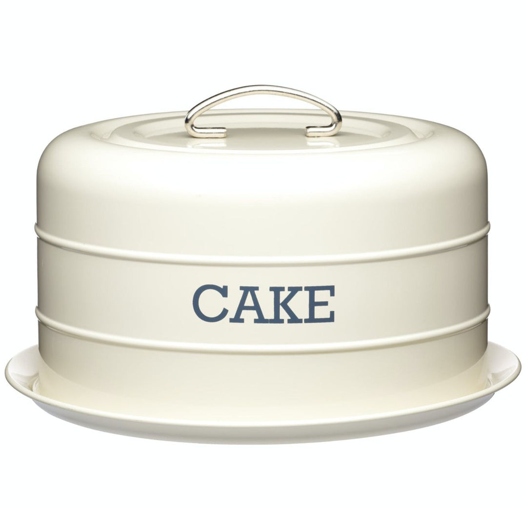 Living Nostalgia Antique Cream Dome Cake Tin
