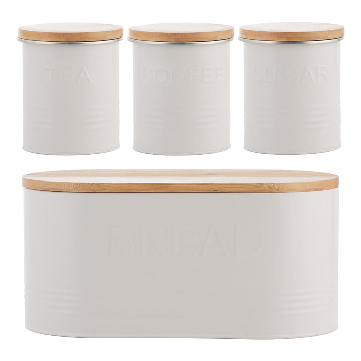 Typhoon Essentials Oatmeal Kitchen Storage Set
