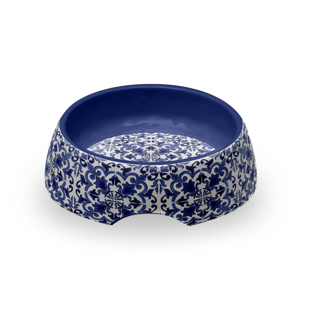 Canyon Clay Indigo Melamine Pet Bowl - Large