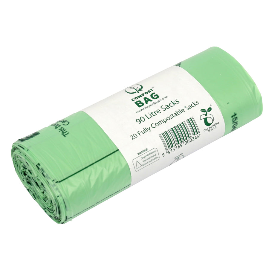 90 litre compost sacks in a roll of 20