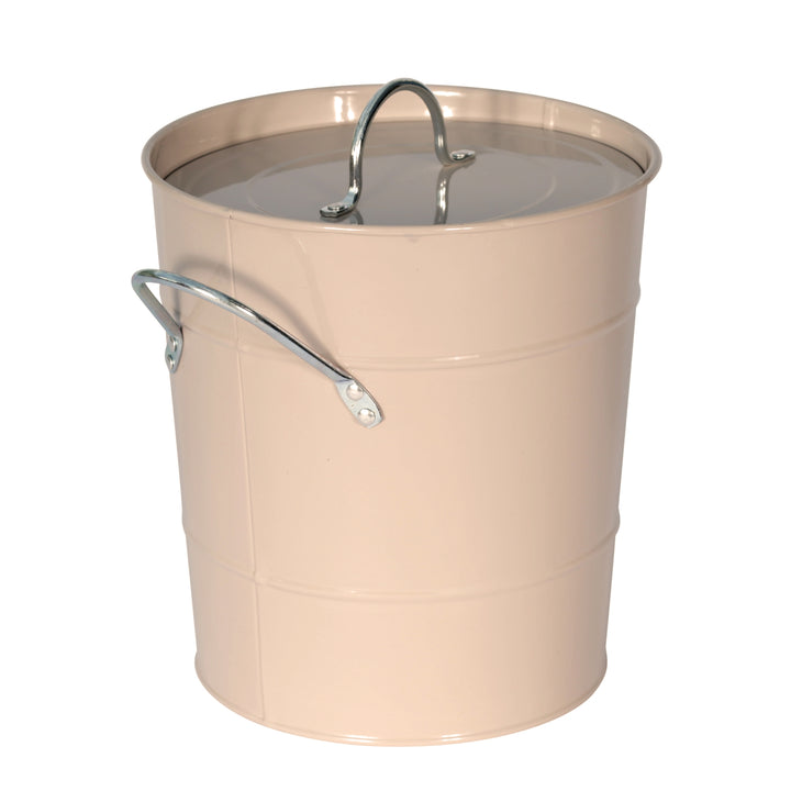 Metal Compost Pail - Coffee