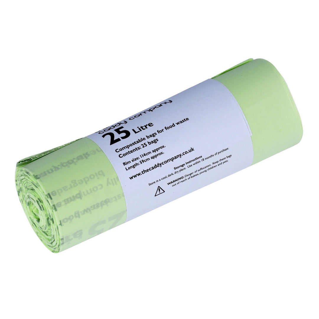 25L Caddy Company Compostable Kitchen Caddy Liners