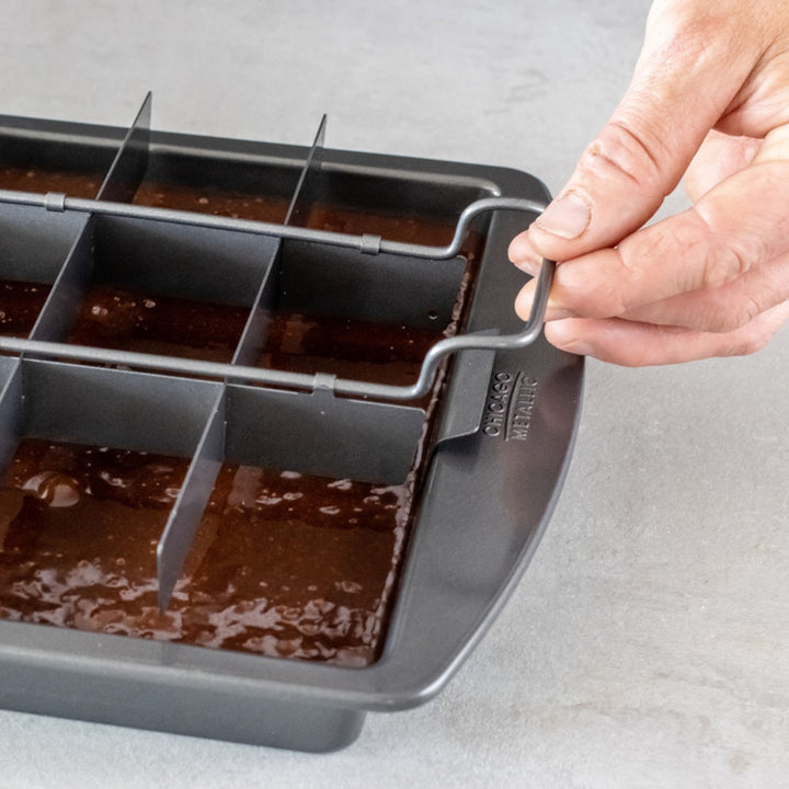 Chicago Metallic Three Piece Brownie Pan Set