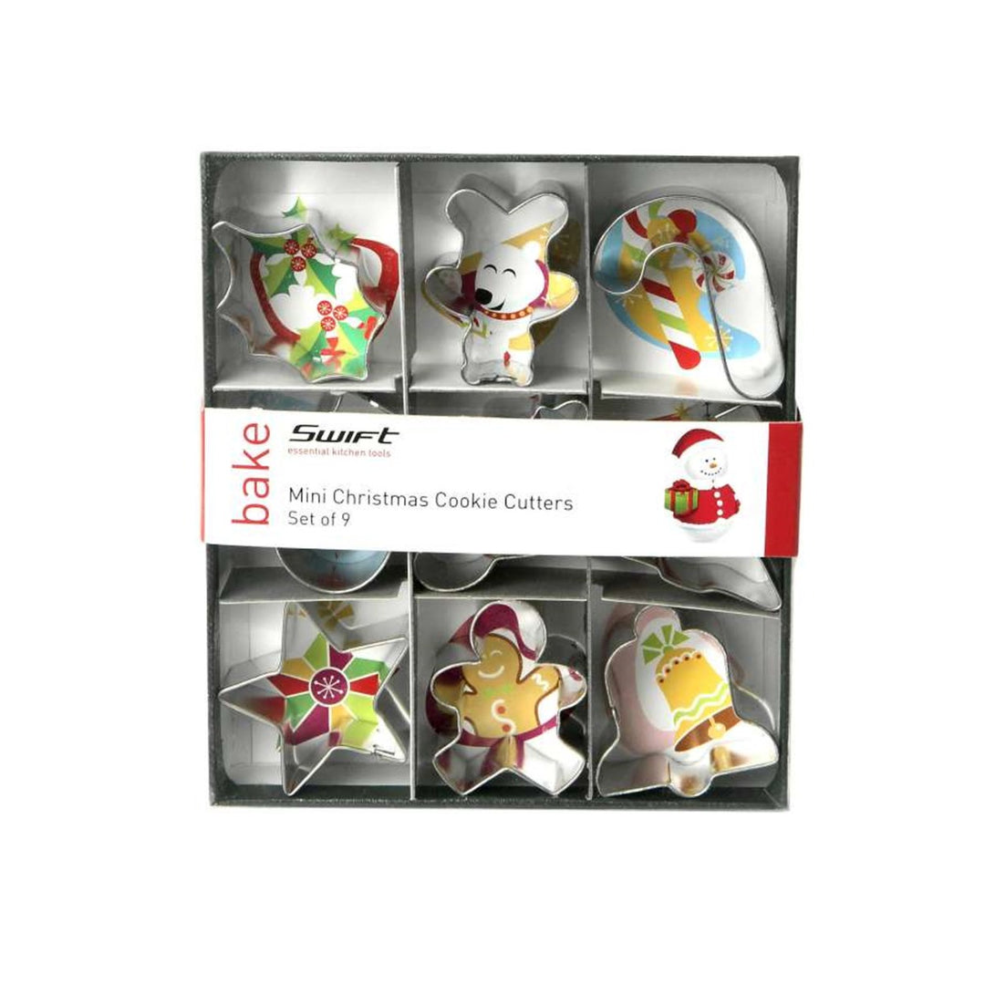 Dexam Mini Christmas Cookie Cutters Set - Pack of 9