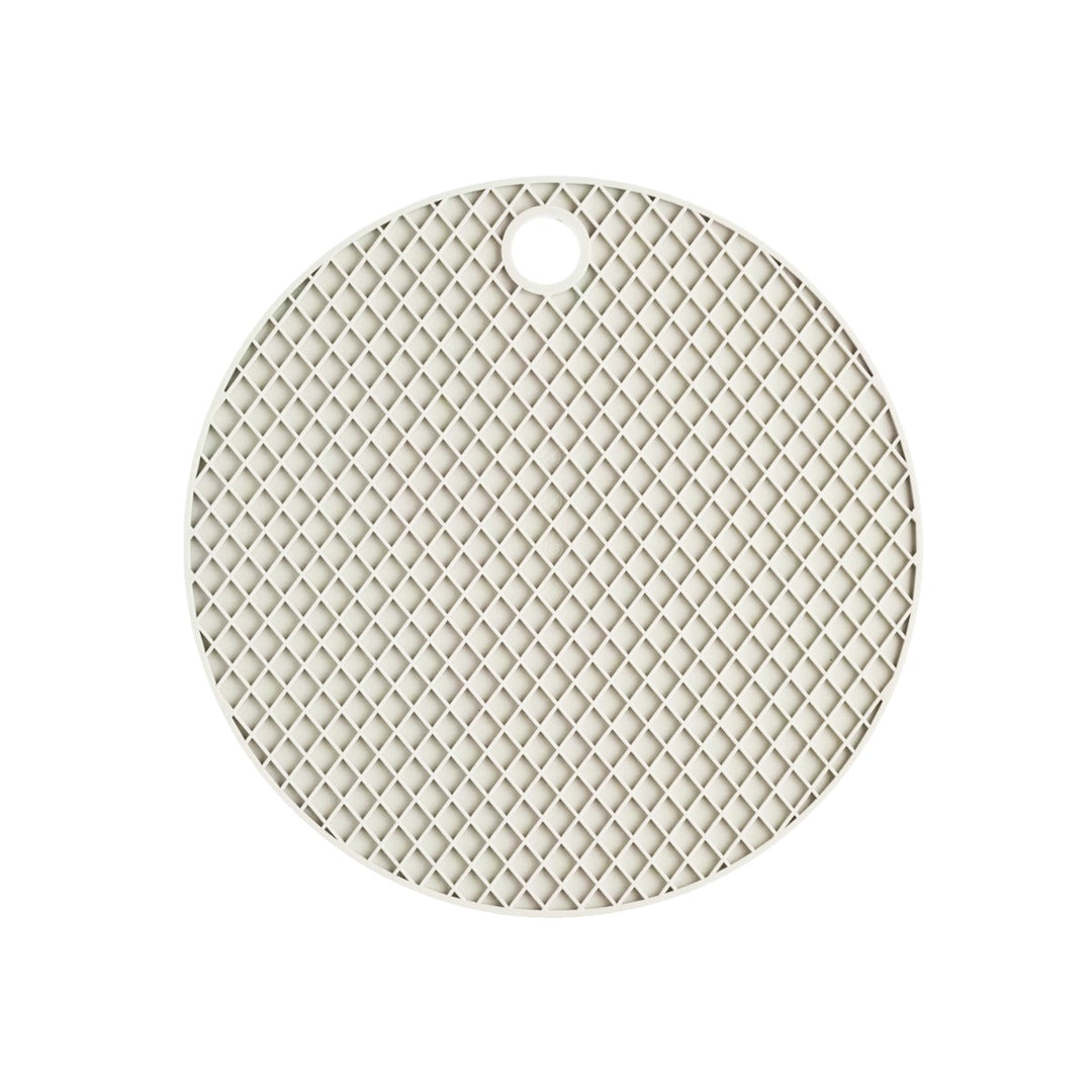 Colourworks Silicone Round Trivet - Cream
