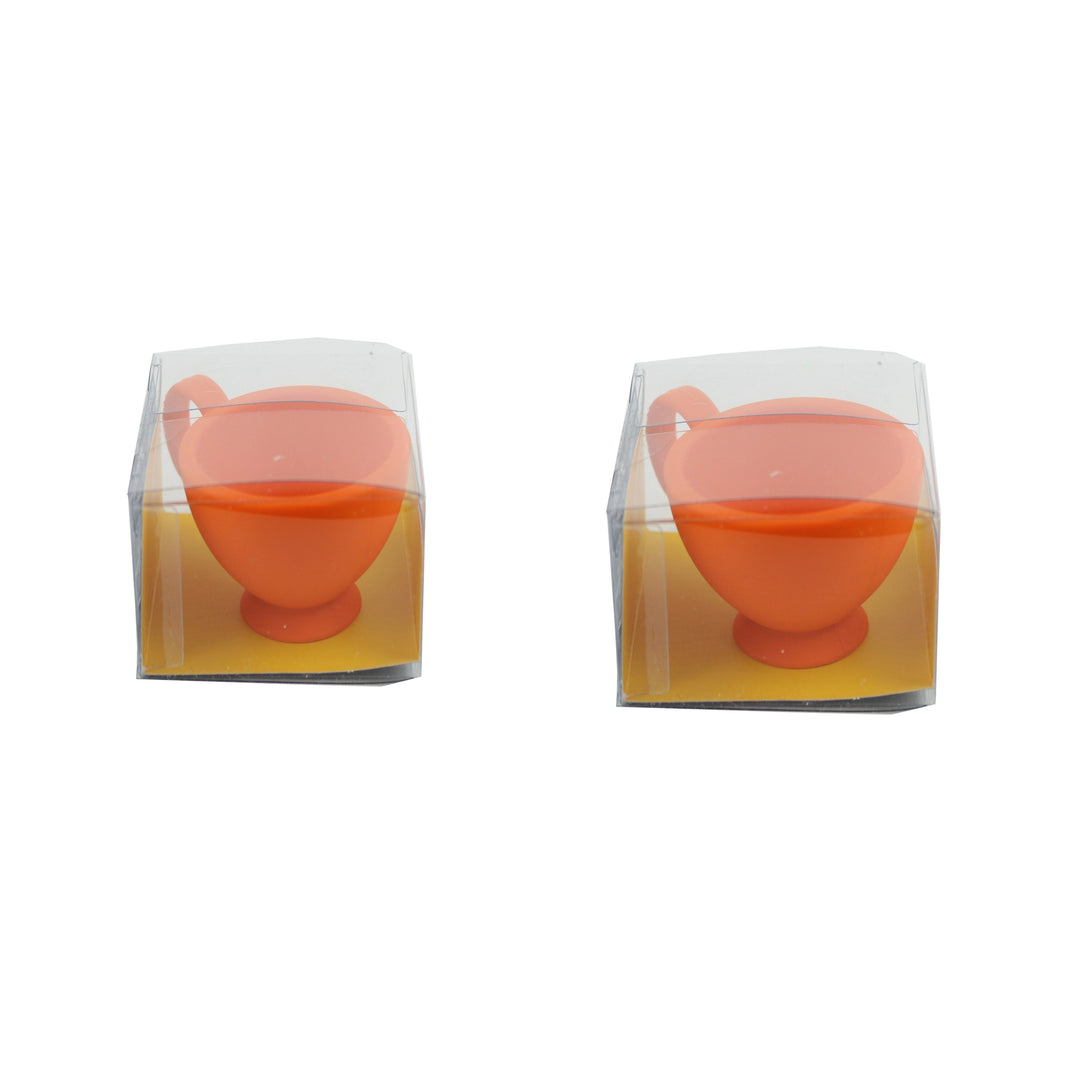 Colourworks Silicone Egg Cup Set - Orange