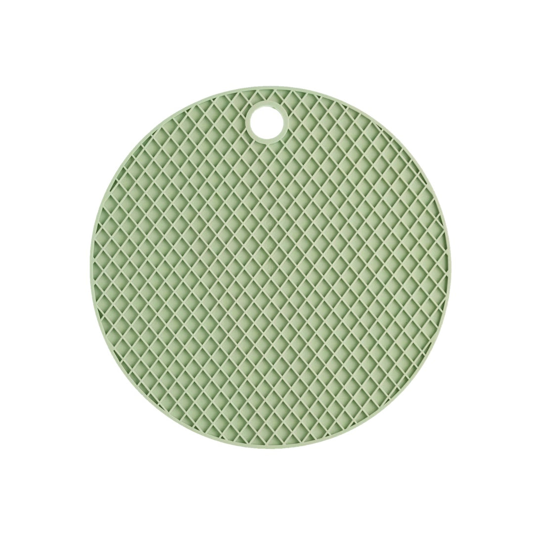 Colourworks Silicone Round Trivet - Green