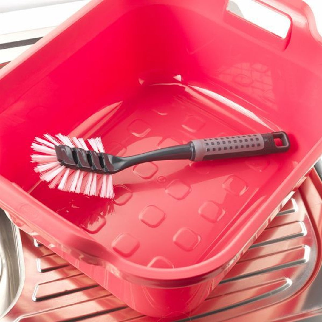 Addis ComfiGrip Metallic Grey Dish Brush