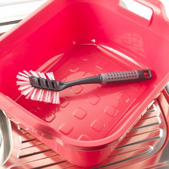 Addis ComfiGrip Metallic Grey Dish Brush
