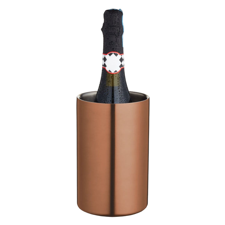 BarCraft Polished Copper Wine Cooler