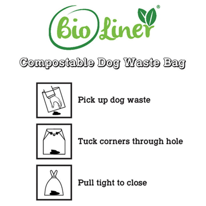 Box of 50 compostable dog waste bags