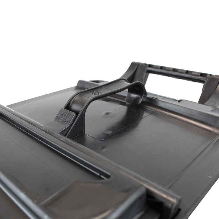 Black Large Kerbside Compost Caddy with Locking Lid - 23L