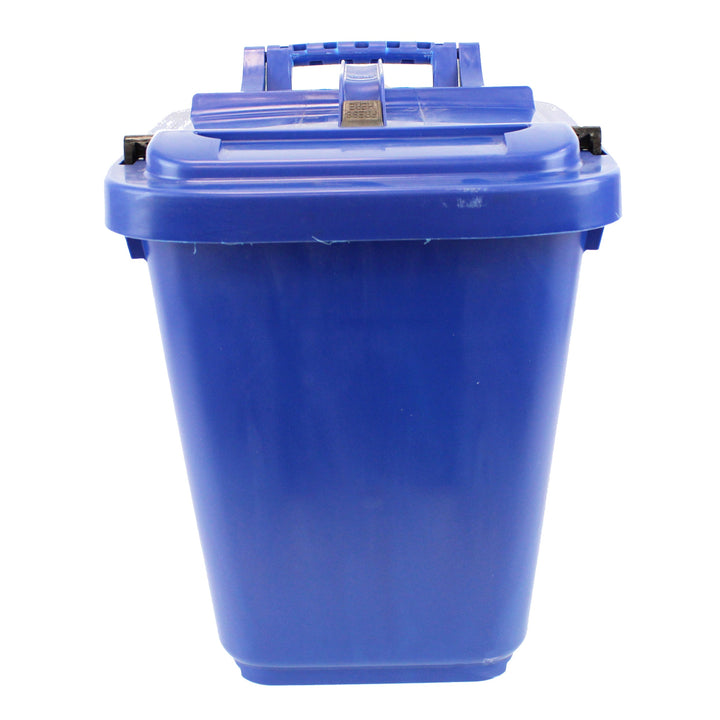 Blue Large Kerbside Compost Caddy with Locking Lid - 23L
